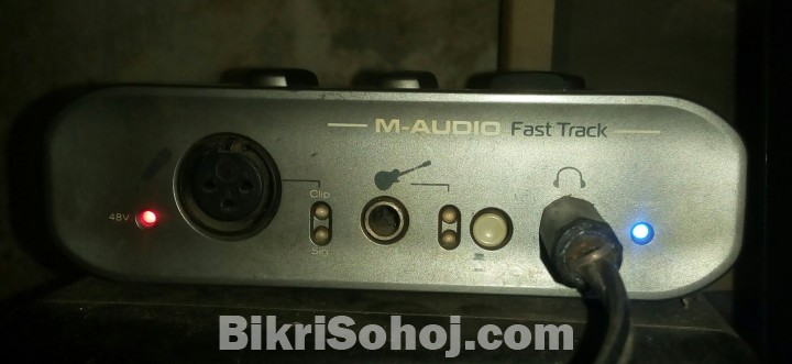 M Audio Fast Track Sound Card